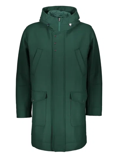 HERNO ZIP HOODED COAT