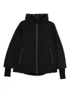 Herno Zip Hooded Jacket In Black