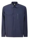 Herno Zip-pocket Shirt In Blue