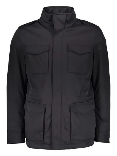 Herno Zip Pockets Jacket In Black