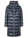 Herno Matilde Nylon Ultralight Mid Down Jacket In Black