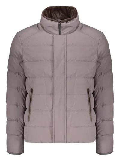 HERNO ZIP QUILTED JACKET