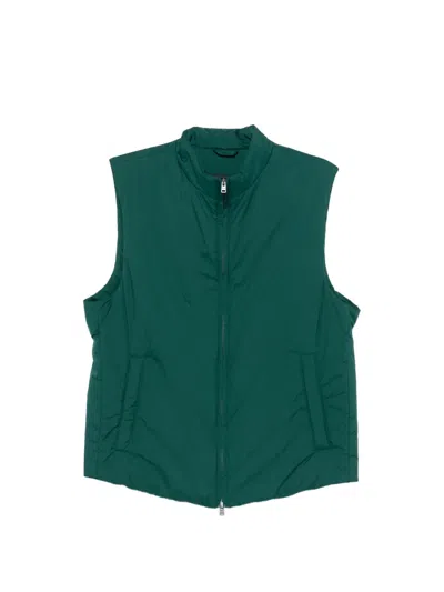 Herno Zip Sleeveless Gilet In Multi