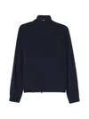 Herno Zip Sweatshirt In Blue