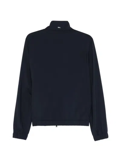 Herno Zip Sweatshirt In Blue
