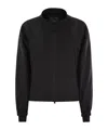 Herno Laminar Bomber Jacket With Zip In Black
