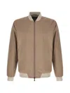 Herno Functional Bomber Jacket In Brown