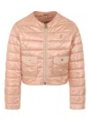 Herno Zip-up Bomber Jacket In Pink