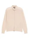 Herno Zip-up Cardigan In Brown