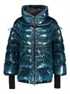 Herno Zip-up Down Jacket In Blue