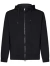 Herno Logo-patch Hooded Jacket In Black