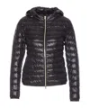 Herno Angela Quilted Puffer Jacket In Black