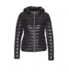 Herno Angela Quilted Puffer Jacket In Black