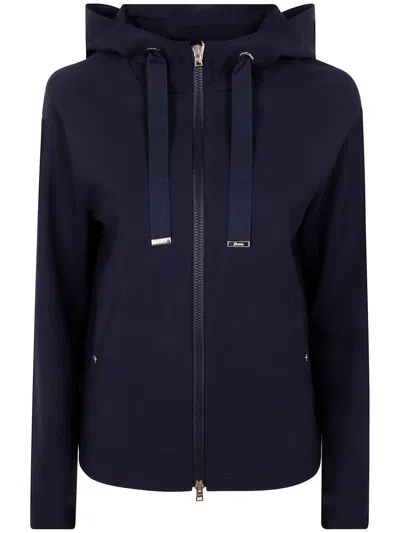 HERNO ZIP-UP HOODED JACKET