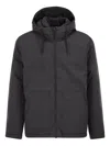 Herno Long-sleeved Down Jacket In Gray