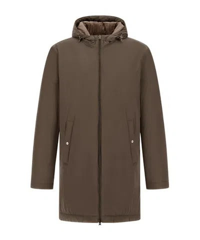 HERNO HERNO ZIP-UP HOODED PARKA