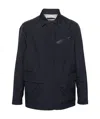 Herno Zip-up Lightweight Jacket In Black