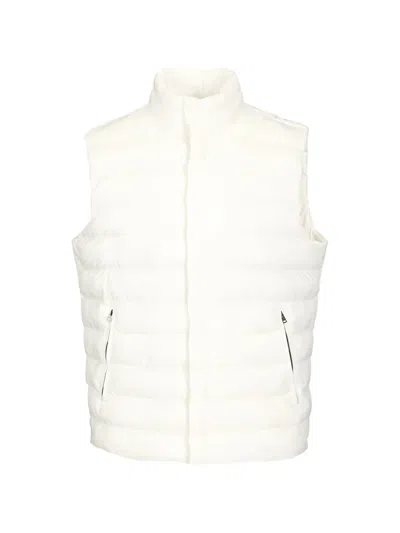 Herno Zip-up Padded Gilet In White