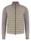 Herno Man Puffer Grey Size 40 Polyamide