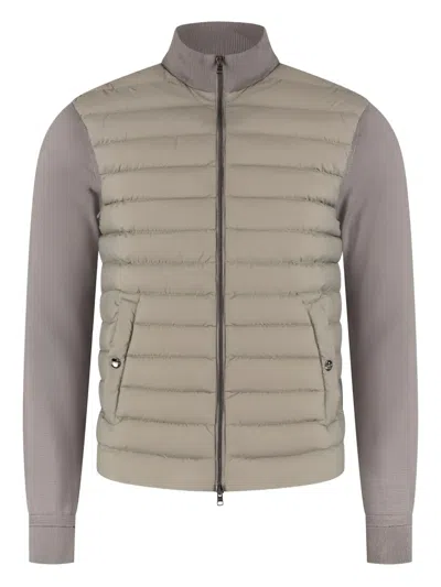 Herno Zip-up Padded Jacket In Multi