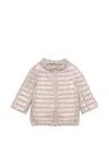 Herno Zip-up Padded Jacket In Pink