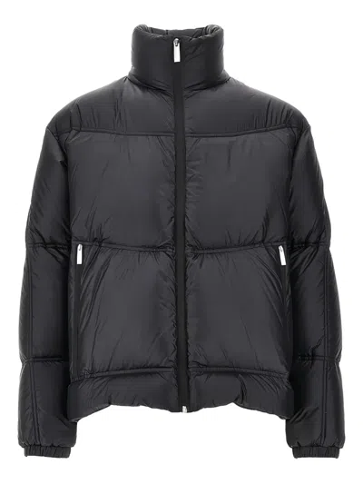 Herno Zip-up Puffer Jacket In Black
