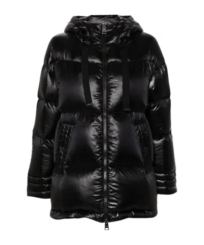 HERNO HERNO ZIP-UP HOODED DRAWSTRING PUFFER JACKET