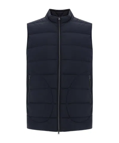 HERNO HERNO MOCK-NECK ZIPPED DOWN GILET