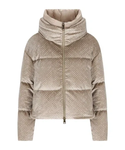 HERNO HERNO ZIP-UP QUILTED JACKET