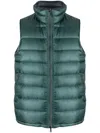 Herno Zip-up Reversible Gilet In Grün