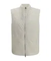 Herno Beige Polyamide Sleveless Jacket In White