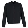Herno Zip-up With Pockets Bomber Jacket In Black Polyester In Black