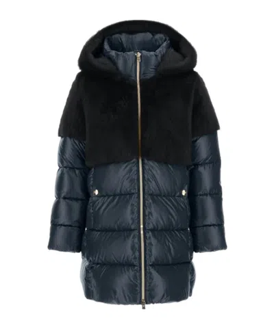 Herno Zip-fastening Coat In Black