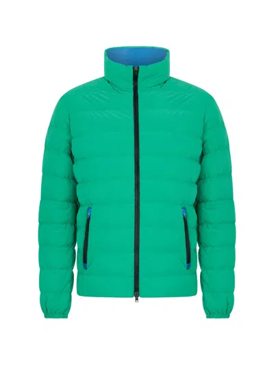 Herno Zip-fastening Padded Jacket In Green