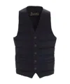 Herno Legend Man Vest Black Size 40 Polyamide, Polyurethane Coated, Polyester In Black