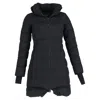 Herno Zipped Hooded Down Jacket In Black Polyester In Black