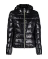 Herno Iconico Giada Ultralight Removable Hooded Jacket In Black