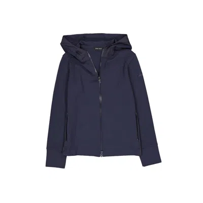 Herno Zipped Sweatshirt In Blue