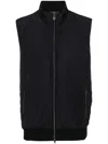 Herno Men's Zipped Vest In Blue