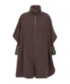 Herno Zipper Down Jacket In Brown