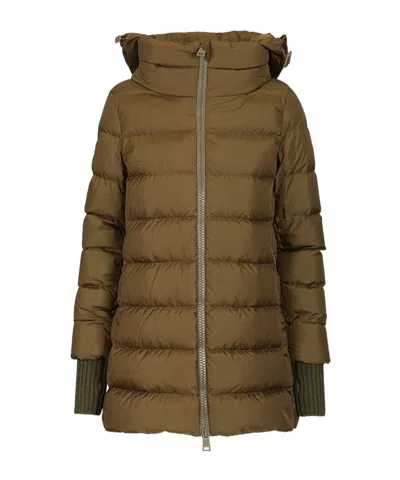 HERNO ZIPPER DOWN JACKET