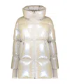 Herno Laminar Drawstring-collar Puffer Jacket In Neutral
