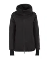 Herno Hooded Padded Jacket Side Pockets In Black