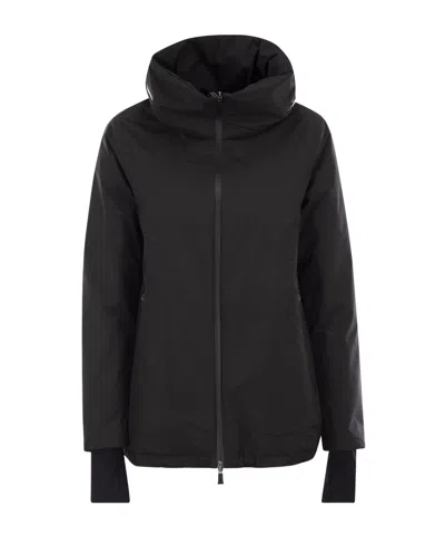 HERNO HERNO A-SHAPE HOODED DOWN JACKET