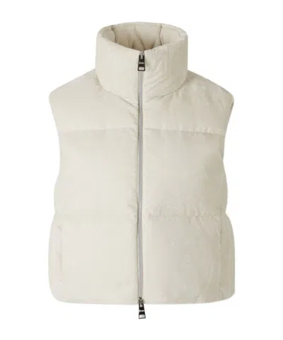 HERNO ZIPPER VEST DOWN JACKET