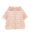 Herno Zipper Vest Down Jacket In Pink