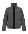 Herno Laminar Jacket In Technical Wool In Gray