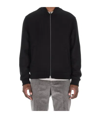 HERNO WOOL-BLEND BOMBER JACKET