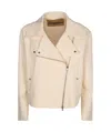 Herno Biker Jacket In Nude