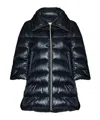 Herno Zippered Quilted Down Jacket In Black